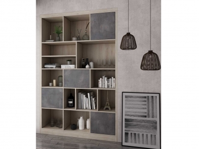 MẪU KỆ SÁCH SÀN 17
